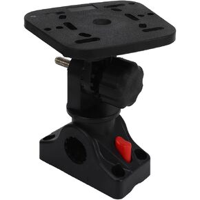 Fish Finder Mounting Bracket 360 Degree Rotation Screw Fixed Installation Portable Nylon Stainless Steel Fish Finder Holder for Yachts Boat Canoe Kayak Fishing Accessories in Saudi Arabia
