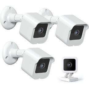 Wall Mount for Wyze Cam V3 , Outdoor and Indoor Weatherproof Protective Housing with 360 Degree Adjustable Mount Bracket, Home Security Camera System Accessories (WHITE-3Pack) in Kuwait