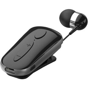 NILEWEI Bluetooth Headset Wireless Earpiece with Microphone for Cell Phones/iPhone/Samsung/Lg, HandsFree Calling Noise Cancelling, Bluetooth V4.1 Single Earbud for Office Trucker Driver(Retractable) in Saudi Arabia
