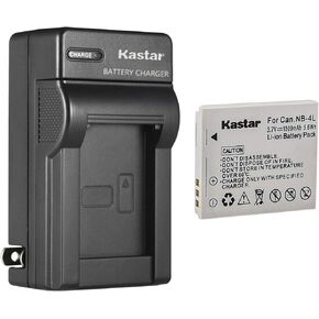 Kastar AC Wall Battery Charger Replacement for Canon PowerShot ELPH 300 HS, PowerShot ELPH 310 HS, PowerShot ELPH 330 HS, VIXIA mini, IXY Digital 10, IXY Digital 40, IXY Digital 45 Camera in Kuwait