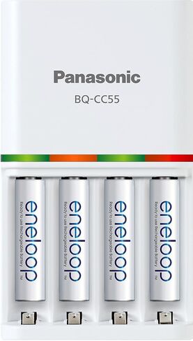 Eneloop Panasonic BK-3MCCA16FA AA 2100 Cycle Ni-MH Pre-Charged Rechargeable Batteries, 16-Battery Pack in Kuwait