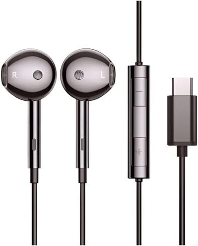 استبدال سماعة الرأس USB C لـ Google Pixel 7a، Pixel 7 6 6a، Pixel 5 4a 3a XL، سماعات أذن سلكية مع تحكم في مستوى الصوت للميكروفون متوافقة مع Samsung A53 A54 Galaxy Flip، OnePlus 9 8T Type C in Kuwait