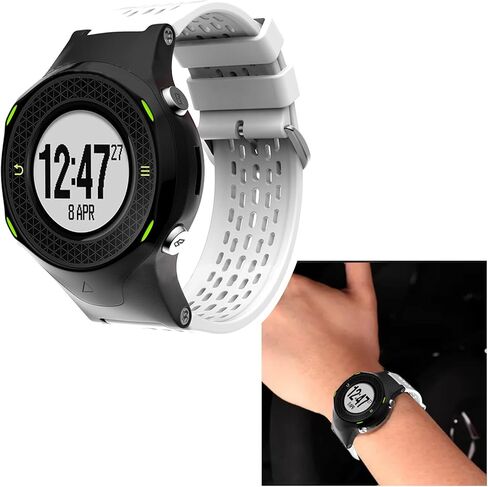 حزام ساعة من السيليكون متوافق مع أجهزة تتبع الأنشطة Garmin Approach S2 /S4 سريعة الإصدار وسوار معصم بديل in Saudi Arabia