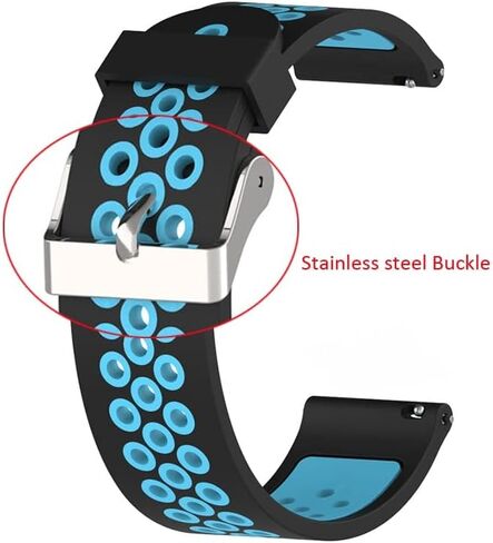 EEOMOiK سيليكون حزام الساعات ل Garmin Venu SQ 2/GarminMove 3 Luxe Style/Vivoactive 3 4 الفرقة سوار ساعة ذكية معصمه Correa in Saudi Arabia