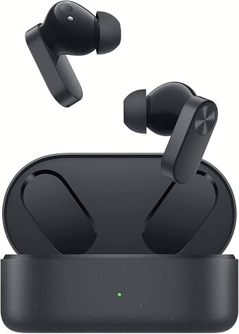 سماعات أذن OnePlus Nord Buds 2 True Wireless داخل الأذن مع ميكروفون، ما يصل إلى 25 ديسيبل ANC 12.4 ملم من التيتانيوم الديناميكي، التشغيل: علبة تصل إلى 36 ساعة، تصميم 4 ميكروفونات، تصنيف IP55، شحن سريع رمادي رعد in Kuwait