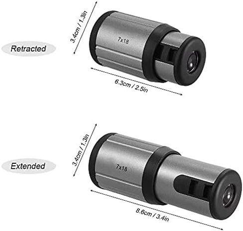 7X18 Monocular Telescope, Telescopic Portable Monocular Compact with Life Waterproof BAK4 Prism FMC Lens Monocular for Bird Watching in Kuwait
