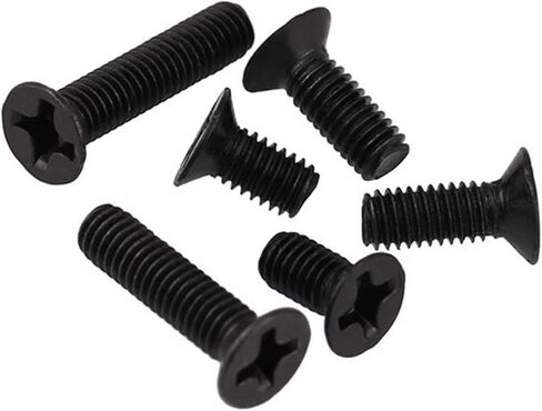 SUNQQA 20/50/100Pcs Laptop Repair Fastener Screws Flat Head Screw Phillips Screws Computer Screws M1 M1.2 M1.4 M1.6 M2 M2.5 M3 M4 (Length : 25mm 20Pcs, Size : M4) in Saudi Arabia