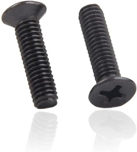 SUNQQA 20/50/100Pcs Laptop Repair Fastener Screws Flat Head Screw Phillips Screws Computer Screws M1 M1.2 M1.4 M1.6 M2 M2.5 M3 M4 (Length : 25mm 20Pcs, Size : M4) in Saudi Arabia