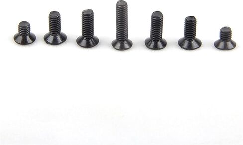 SUNQQA 20/50/100Pcs Laptop Repair Fastener Screws Flat Head Screw Phillips Screws Computer Screws M1 M1.2 M1.4 M1.6 M2 M2.5 M3 M4 (Length : 25mm 20Pcs, Size : M4) in Saudi Arabia