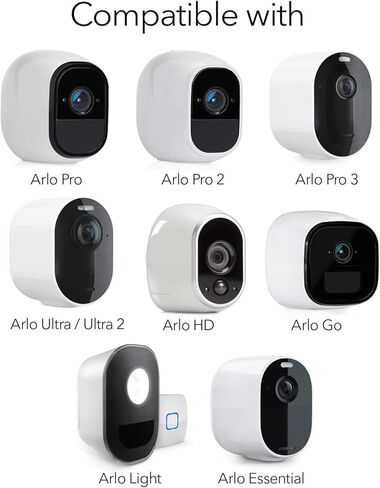 حامل على الحائط متوافق مع كاميرا Ring الداخلية وكاميرا Ring Stick Up Cam، دعامة تثبيت قابلة للتعديل 360 درجة للكاميرا الحلقية ونظام كاميرا الأمان الداخلي والخارجي (4 عبوات) in Kuwait