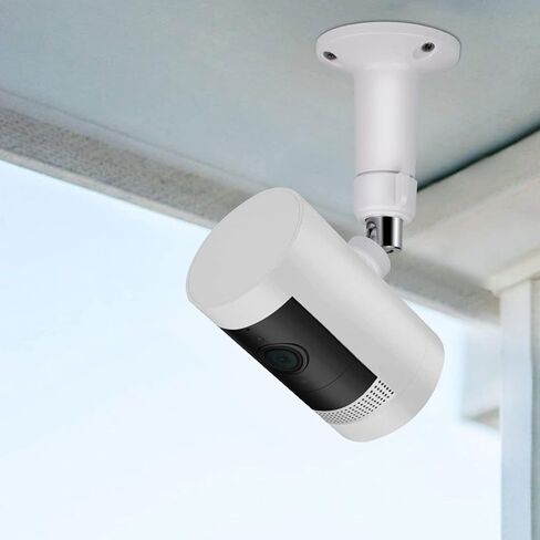حامل على الحائط متوافق مع كاميرا Ring الداخلية وكاميرا Ring Stick Up Cam، دعامة تثبيت قابلة للتعديل 360 درجة للكاميرا الحلقية ونظام كاميرا الأمان الداخلي والخارجي (4 عبوات) in Kuwait