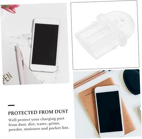 WOONEKY 10pcs Mobile Dust Plugs Cell Phone Accessories Charging Plug PVC Fittings Cover for Phone Mobile Phone Plug USB Cover Cap Plugs Dust Cover Anti-dust Plug Plug Cover USB in Kuwait