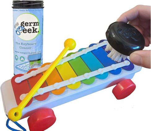 Germ Geek The Keyboard Cleaner منظف الغبار العالمي للوحة مفاتيح الكمبيوتر | إزالة الغبار عن الكمبيوتر المحمول | طقم تنظيف إلكترونيات المكتب، مزيل غبار الكمبيوتر in Kuwait