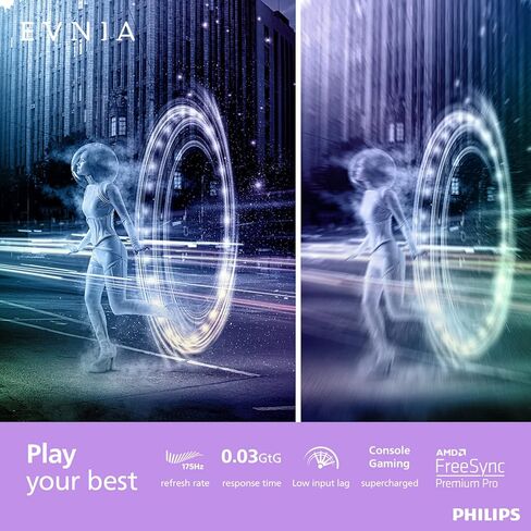 شاشة الألعاب المنحنية PHILIPS Evnia 34M2C8600 QD OLED مع دقة WQHD فائقة الدقة، 175 هرتز، AMD FreeSync Premium Pro، قاعدة توصيل USB-C، ارتفاع قابل للتعديل، استبدال مسبق لمدة 4 سنوات، مفتاح Xbox PS5 in Kuwait