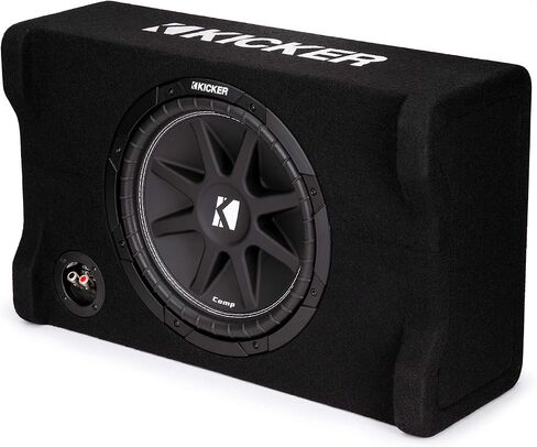 KICKER Comp 12" (30cm) Subwoofer in Down Firing Encl, 4-Ohm; RoHS Compliant in Saudi Arabia
