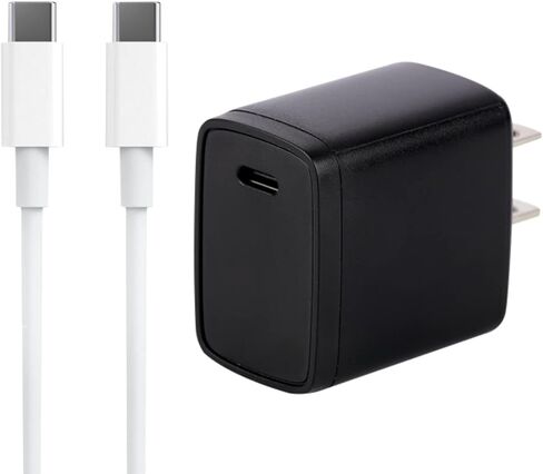 شاحن USB C لجهاز Fire HD 10/10 Plus/10 Kids الجيل الحادي عشر، Fire HD 8/8 Plus/8 Kids الجيل العاشر، Fire 7/7 Kids Tablet الجيل الثاني عشر، محول طاقة 18 وات مع كابل شحن سريع USB-C بطول 5 أقدام in Kuwait