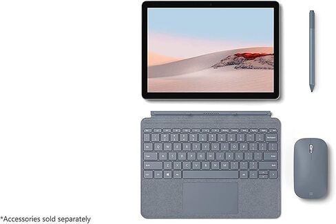 Microsoft Surface Stz-00001 Go 2 10.5-Inch Tablet, WiFi, 4Gb Ram, 64Gb Emmc, Windows 10 Pro, Silver in Kuwait