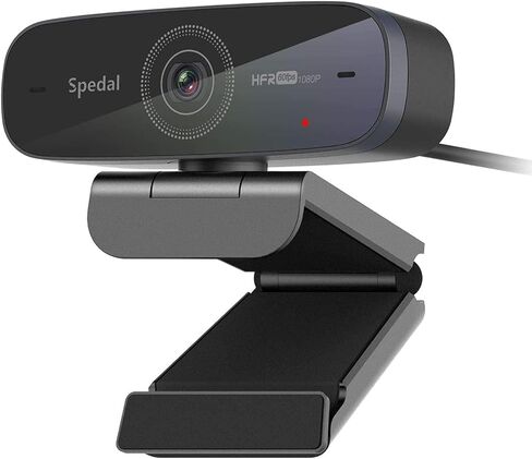 كاميرا ويب Spedal 1080P 60 إطارًا في الثانية مع ميكروفون مزدوج، تركيز تلقائي، برنامج متضمن، كاميرا ويب فائقة الدقة، كاميرا كمبيوتر USB للألعاب/التدريس عبر الإنترنت/مكالمات الفيديو/التكبير/التصغير/سكايب in Kuwait