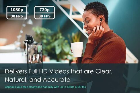 Creative Live! Cam Sync V3 2K QHD Webcam with 4X Zoom | 2K QHD Webcam, 4X Digital Zoom, Dual Microphones, Plug-and-Play, PC, Meetings in Kuwait