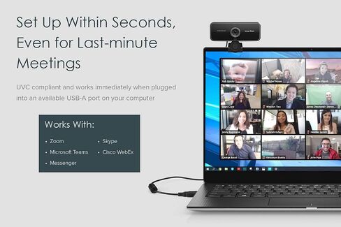 Creative Live! Cam Sync V3 2K QHD Webcam with 4X Zoom | 2K QHD Webcam, 4X Digital Zoom, Dual Microphones, Plug-and-Play, PC, Meetings in Kuwait