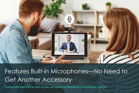 Creative Live! Cam Sync V3 2K QHD Webcam with 4X Zoom | 2K QHD Webcam, 4X Digital Zoom, Dual Microphones, Plug-and-Play, PC, Meetings in Kuwait