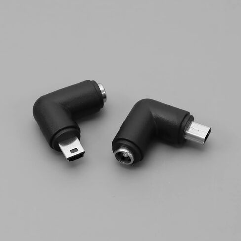 2 قطعة تيار مستمر 5.5x2.1 مللي متر إلى محول USB صغير 90 درجة تيار مستمر صغير محول الطاقة موصل شحن التيار الكهربائي للأجهزة الكهربائية الصغيرة الهواتف المحمولة in Saudi Arabia