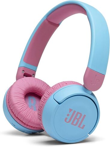 JBL Jr310BT Kids Wireless On-Ear Headphones - Bluetooth Headphones with Microphone, Safe Sound Under 85dB Volume, 30H Battery, Foldable, Comfort, Easy, Soft, Cool Colors (Red), Small in Saudi Arabia