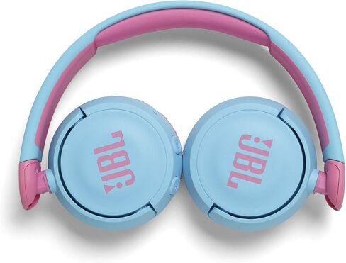 JBL Jr310BT Kids Wireless On-Ear Headphones - Bluetooth Headphones with Microphone, Safe Sound Under 85dB Volume, 30H Battery, Foldable, Comfort, Easy, Soft, Cool Colors (Red), Small in Saudi Arabia