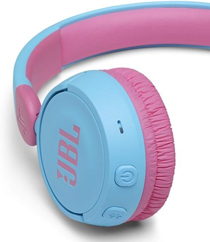 JBL Jr310BT Kids Wireless On-Ear Headphones - Bluetooth Headphones with Microphone, Safe Sound Under 85dB Volume, 30H Battery, Foldable, Comfort, Easy, Soft, Cool Colors (Red), Small in Saudi Arabia
