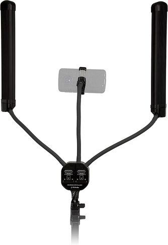 Fotodiox Selfie Starlite Stix Vlog Light Kit w/Tripod - 2X 11in Bi-Color Dimmable LED Wand Lights for Portrait, Photography, Makeup, YouTube, Live Streaming Video and More in Saudi Arabia