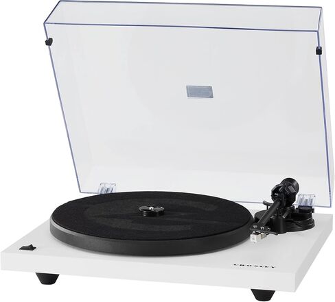 Crosley C6B-BK Belt-Drive Bluetooth Turntable Record Player with Adjustable Tone Arm, Black in Saudi Arabia