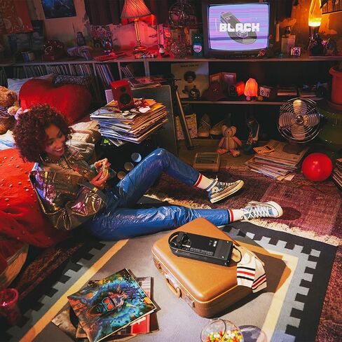 قرص دوار محمول من اوديو تيكنيكا AT-SB727 ساوند برجر مزود بتقنية البلوتوث (أسود)... in Kuwait