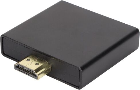 Portable HDMI Splitter 1 in 2 Out, 1x2 1080P HD HDMI Splitter for Dual Monitors, HDMI Audio Video Splitter for 1 PC to 2 TV, Support Only One HDMI Displays Active in Saudi Arabia