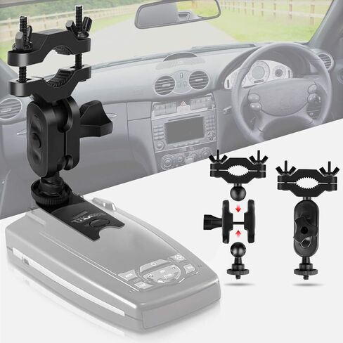 MvToe Car Rear View Mirror Radar Detector Mount for Escort Passport 9500i 8500 7500 X50 X70 X80 Solo SC S2 S3 S4 s75 55 Beltronics RX65 GX65 Red (Not for Escort IX & MAX Series) in Kuwait