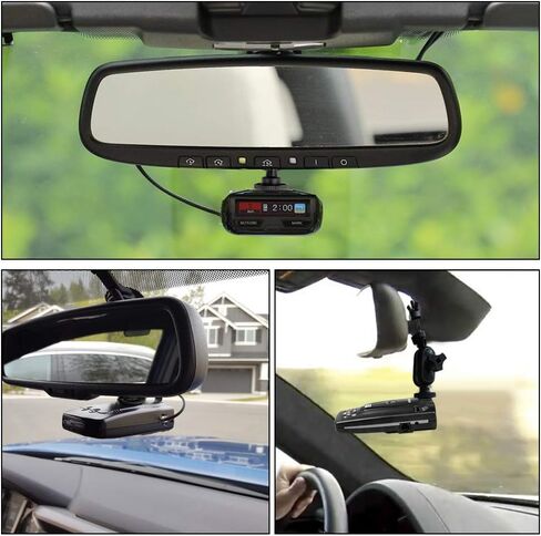 MvToe Car Rear View Mirror Radar Detector Mount for Escort Passport 9500i 8500 7500 X50 X70 X80 Solo SC S2 S3 S4 s75 55 Beltronics RX65 GX65 Red (Not for Escort IX & MAX Series) in Kuwait