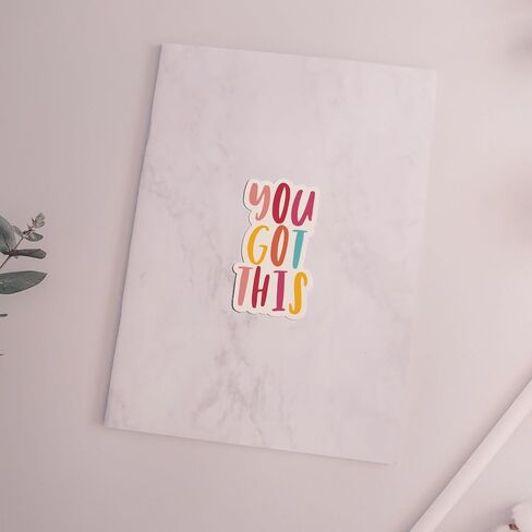 ZURRAM 3PCS Motivational Positive 3" Sticker, Vinyl Waterproof Self Care Inspirational Decal, You Got This Encouraging Quotes Sticker for Laptop Water Bottle Notebook 3 Inches in Kuwait