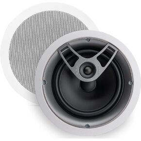 Polk Audio MC80 2-Way In-Ceiling Speaker, 8" Speaker, Single, White in Kuwait
