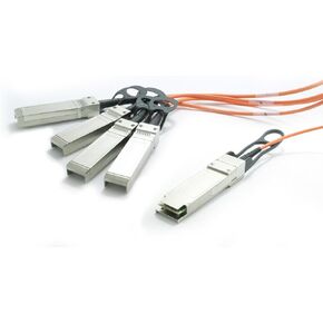 وحدة QSFP+ - للشبكة الضوئية، وشبكات البيانات - 1 x 40GBase-AOC - الألياف الضوئية - 40 جيجابت في الثانية 40 جيجابت إيثرنت - QSFP - مقارنة بشبكات Arista QSFP-4X10G-AOC10M، 10 متر in Kuwait