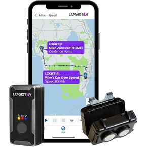 جهاز تعقب Logixtar Mini GPS مع حافظة مغناطيسية، تغطية عالمية 4G LTE في الوقت الحقيقي GPS، تتبع السيارات، الشاحنات، المقطورات، المعدات، الأطفال، كبار السن، تطبيق iOS وAndroid مجاني. الاشتراك المطلوبة in Kuwait