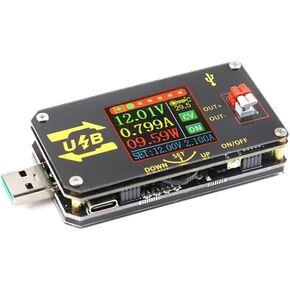 EC شراء XY-UDP CNC USB وحدة تعزيز إمدادات الطاقة شاشة ملونة الجهد المستمر والتيار 5V إلى 9V12V24V USB دفعة وحدة محول قابل للتعديل in Saudi Arabia