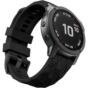 MYSNBKN متوافق مع Fenix ​​7 Band 22mm عرض حزام ساعة سيليكون ناعم لـ Fenix ​​5/ Fenix ​​5 Plus/Fenix ​​6/ Fenix ​​6 Pro/Fenix ​​7/Forerunner 935/Forerunner945/ Approach S60 Smartwatch