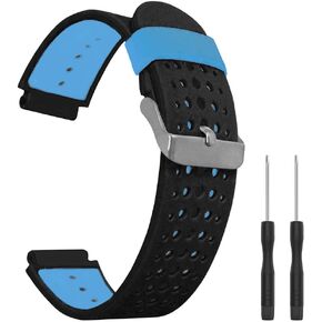 Threeeggs 22mm Bands for Garmin Forerunner 235 / 735XT, Silicone Watch Band Sport Strap for Forerunner 220/230 / 235/620 / 630 / 735XT / 235Lite / Approach S20/ S5/ S6 Smartwatch in Kuwait