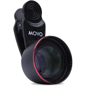 Movo SPL-Tele 3X Telephoto Lens with Clip Mount for Smartphones - Zoom Lens for iPhone, Android, and Tablets - Smartphone Telescopic Lens for Video and Photography - Best Telephoto Lens for iPhone in Saudi Arabia