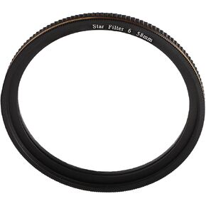 Star Filter 6 Line High Definition Coating Adjustable Cross Screen Effect Filter Camera Filter for Night Scenery Metal Products Photo (49mm) in Saudi Arabia