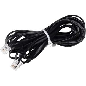 iSoHo Phones - Telephone Cords for Landline Phones - Phone Cords for Landline Phones to Wall Jack - Superb Sound Quality, Sturdy Materials - Choctaw White - Fits All RJ11 Phone Jack 15ft Phone Cord in Kuwait