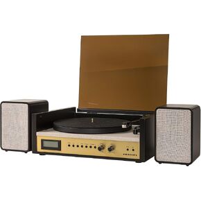 Crosley CR7017B-BK Coda Record Player with Speakers, Black in Kuwait