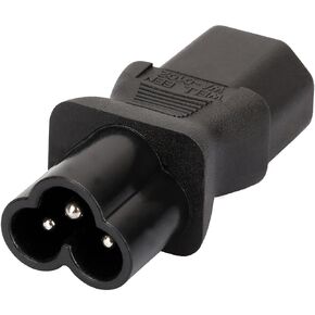 محول طاقة تيار متردد من Strhowill IEC 320 C13 أنثى إلى C6 ذكر Cloverlea مع شهادة UL الرسمية (C13 إلى C6) in Kuwait