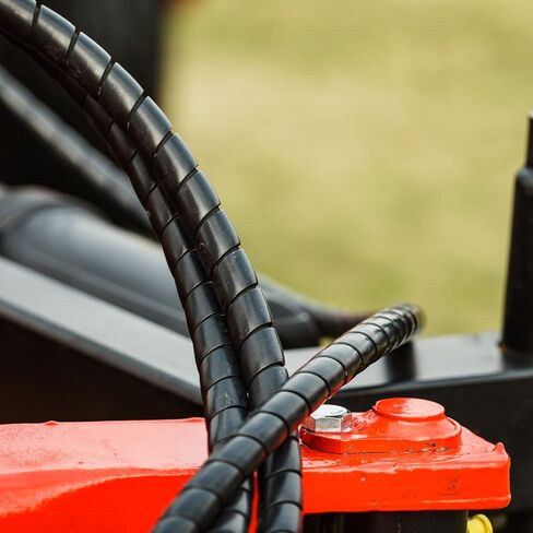 Rebower Spiral Tube Wrap Management Pipe Flexible Cord PE Polyethylene [for Office, Computer, TV ] - 14.0M/ 4.0mm/ Black in Kuwait