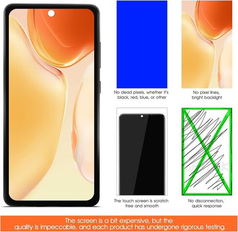Incell LCD for Samsung Galaxy A52 4G Screen Replacement for Samsung A525 LCD Screen SM-A525F,SM-A525M Touch Display Digitizer Assembly Repair Parts with Frame（No Figerprint Function ） in Saudi Arabia