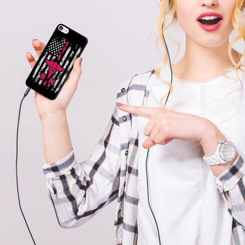 Glisten - iPod Touch 7th / 6th / 5th Generation Case - Nurse Flag Rn Design Printed Cute, Slim & Sleek Plastic Hard Snap on Protective Designer Back Case/Cover for iPod Touch 7/6 / 5.. in Kuwait